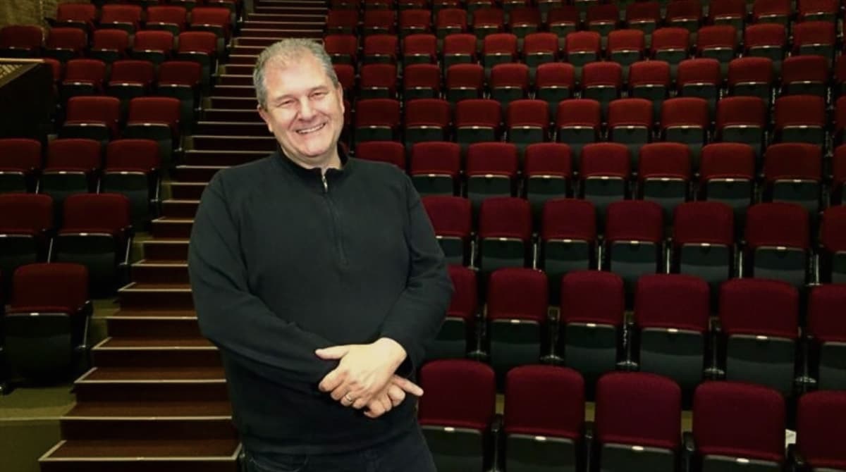 John Hudson at the theatre